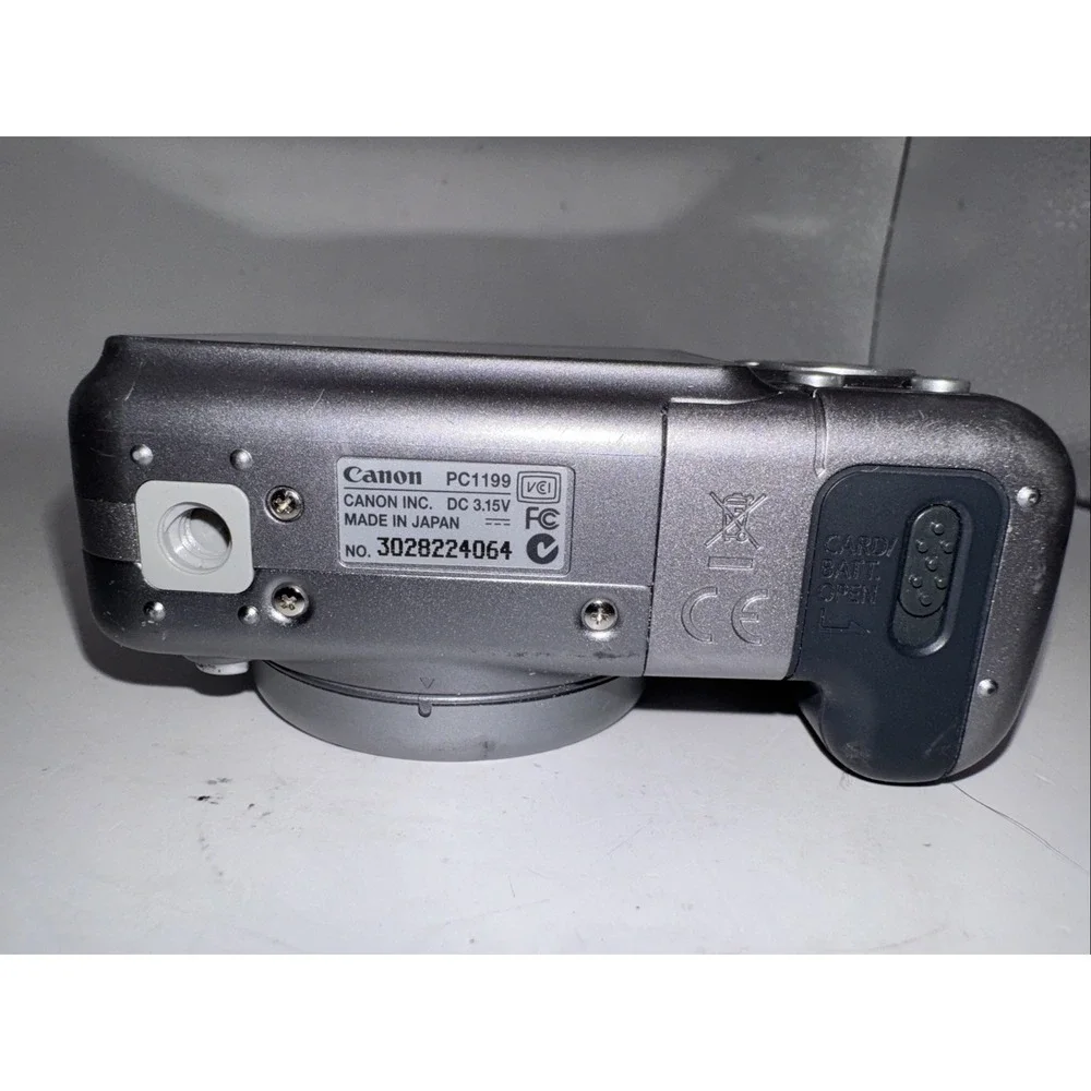 Canon PowerShot A710 IS 7.1MP Digital Camera Metallic Gray SD Card & Case Tested